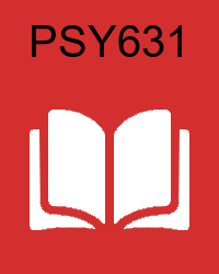 VU PSY631 Lectures