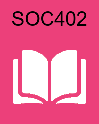 VU SOC402 Lectures