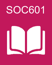 VU SOC601 Lectures