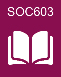 VU SOC603 Book