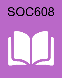 VU SOC608 Book