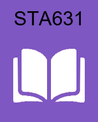 VU STA631 Book