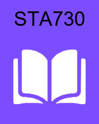 VU STA730 Book