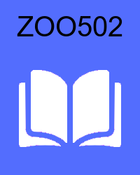 VU ZOO502 Book