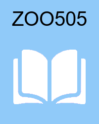 VU ZOO505 Book