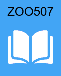 VU ZOO507 Book