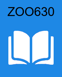VU ZOO630 Book